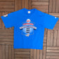 Minnesota Twins AL Central Division Champions Graphic Tee | Size Large | Vintage 2000s MLB Baseball Blue T-Shirt |