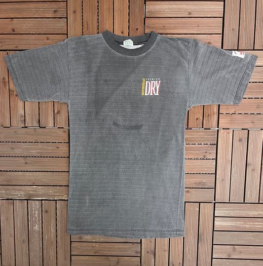 Moosehead Dry Beer Graphic Tee | Size Large | Vintage 2000s Alcohol Promotional Grey T-Shirt |