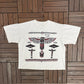 Wisconsin Dells Abstract Art Graphic Tee | Size Large | Vintage 1990s Promotional Tourist White T-Shirt |