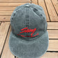 Sting We Mix, You Mingle! Graphic Hat | Metal Clasp | Vintage 1990s Alcohol Promotional Grey Cap |