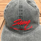 Sting We Mix, You Mingle! Graphic Hat | Metal Clasp | Vintage 1990s Alcohol Promotional Grey Cap |