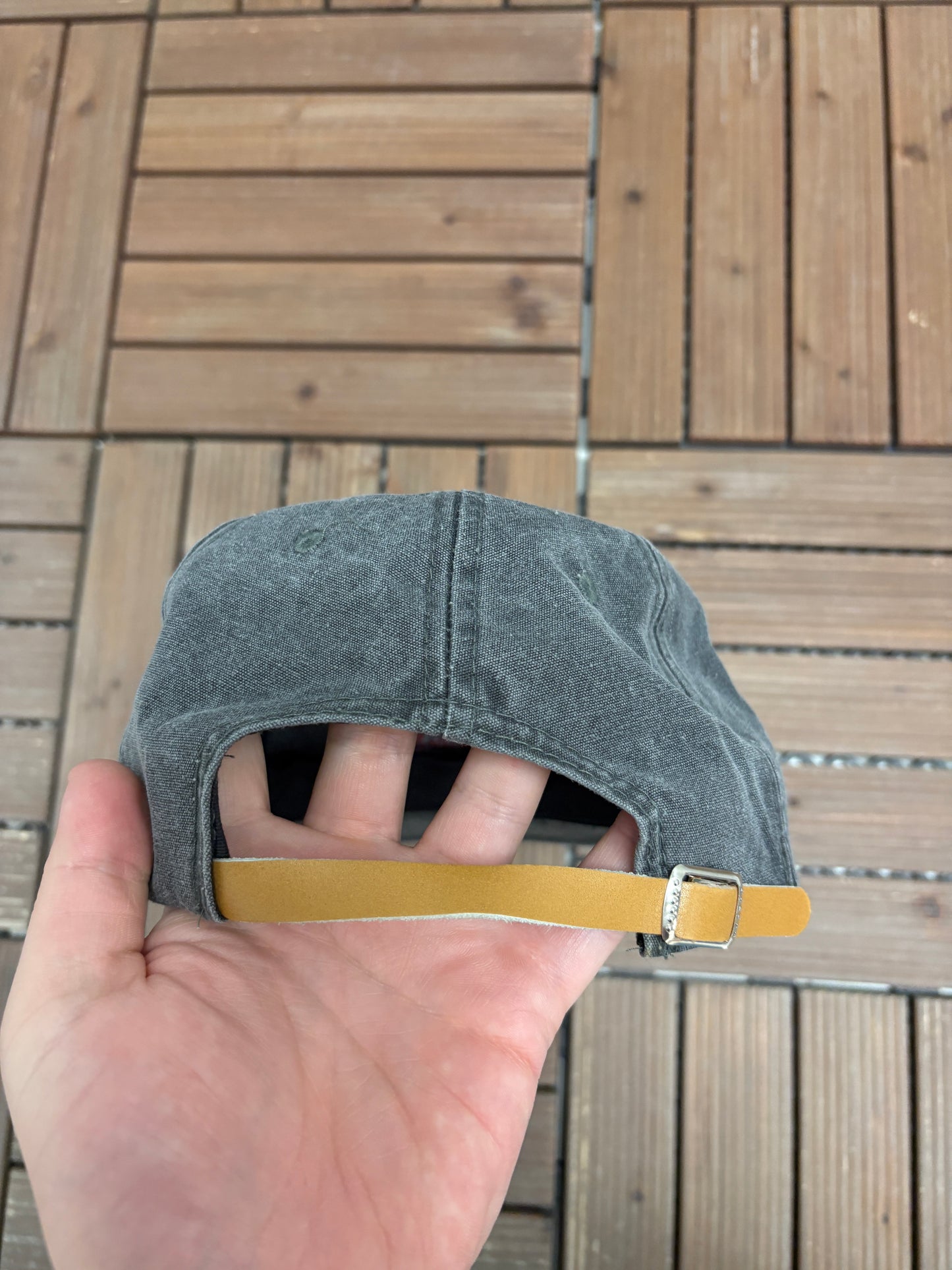 Sting We Mix, You Mingle! Graphic Hat | Metal Clasp | Vintage 1990s Alcohol Promotional Grey Cap |