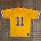 Minnesota Vikings Daunte Culpepper Football Jersey | Size Large | Vintage 2000s Yellow NFL Football Jersey |