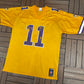 Minnesota Vikings Daunte Culpepper Football Jersey | Size Large | Vintage 2000s Yellow NFL Football Jersey |