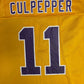 Minnesota Vikings Daunte Culpepper Football Jersey | Size Large | Vintage 2000s Yellow NFL Football Jersey |