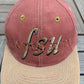 Florida State Seminoles Embroidered Graphic Hat | Metal Clasp | Vintage 1990s College Red Cap |