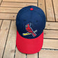 St. Louis Cardinals Embroidered Graphic Hat | Snap Back | Vintage 2000s MLB Baseball Blue Cap |