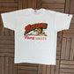 Buffalo Bisons Graphic Tee | Size X-Large | Vintage 1990s MiLB Baseball White T-Shirt |