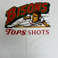 Buffalo Bisons Graphic Tee | Size X-Large | Vintage 1990s MiLB Baseball White T-Shirt |