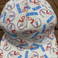 Houston Oilers Helmet All Over Print Graphic Hat | Snap Back | Vintage 1990s NFL Football White Hat |