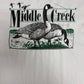 Middle Creek Wildlife Management Area Graphic Tee | Size Large | Vintage 1990s Animal Graphic White T-Shirt |