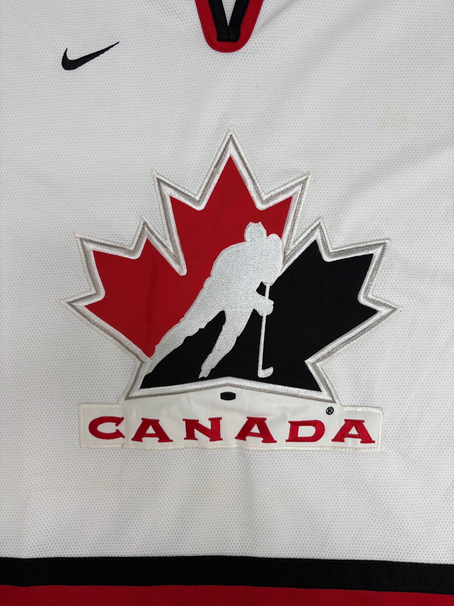 Team Canada Nike Hockey Jersey | Size X-Large | Vintage 1990s White Nike Hockey Jersey |