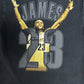 LeBron King James Cleveland Cavaliers Graphic Tee | Size Small | Vintage 2000s NBA Basketball Black T-Shirt |