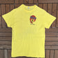 The Beach Boys 1983 Tour Graphic Tee | Size Large | Vintage 1980s Rock Yellow T-Shirt |