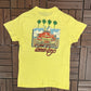 The Beach Boys 1983 Tour Graphic Tee | Size Large | Vintage 1980s Rock Yellow T-Shirt |