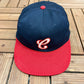 Chicago White Sox Cursive C Stitched Hat | Snap Back | Vintage 1980s MLB Baseball Blue Cap |