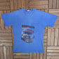 Cruisin' American Style Graphic Tee | Size Large | Vintage 1990s Promotional Blue T-Shirt |