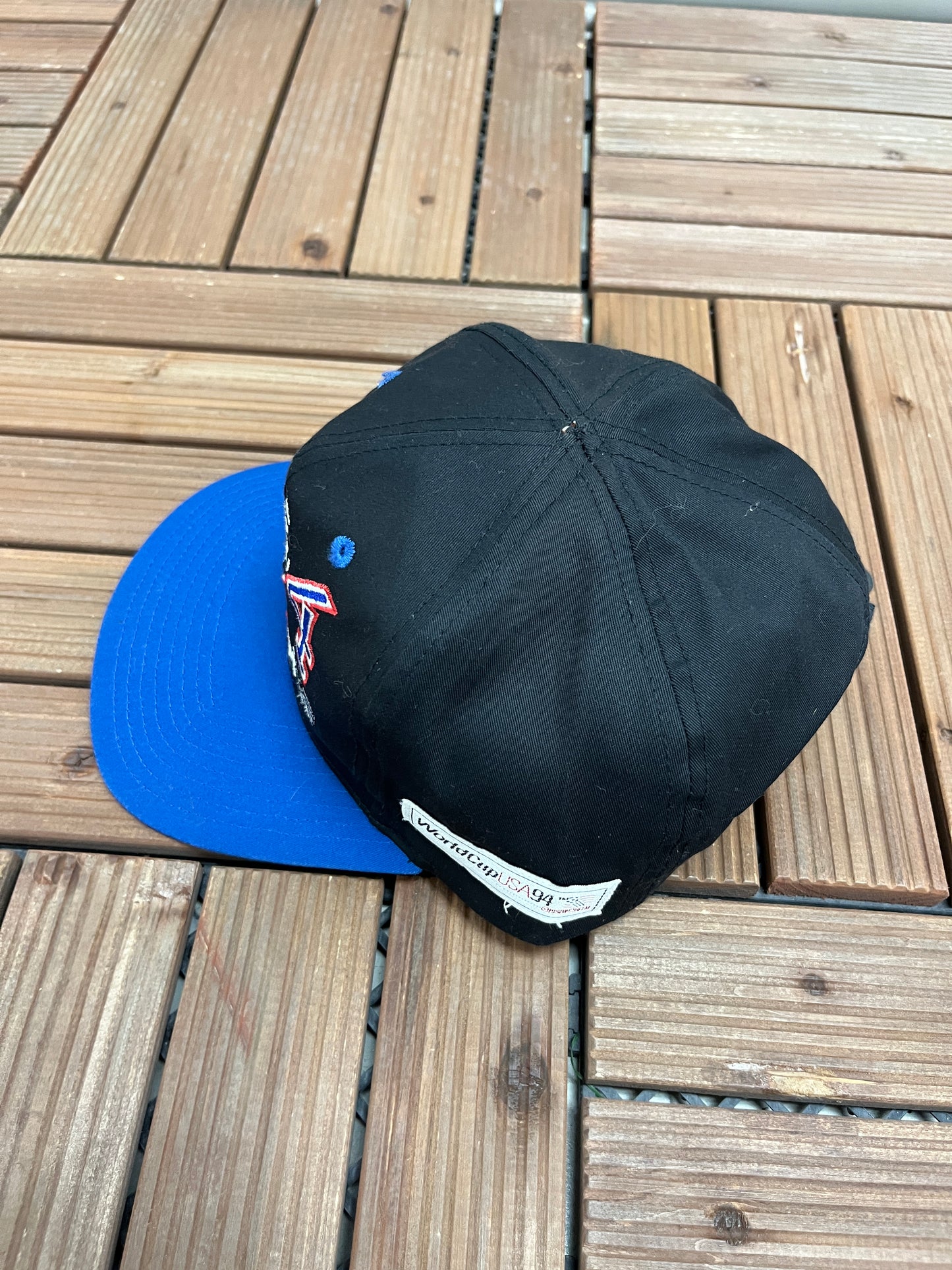 World Cup USA '94 Graphic Hat | Snap Back | Vintage 1990s World Cup Black Cap |