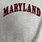 Maryland Terrapins Graphic Crewneck | Size Medium | Vintage 1990s College Grey Sweater |