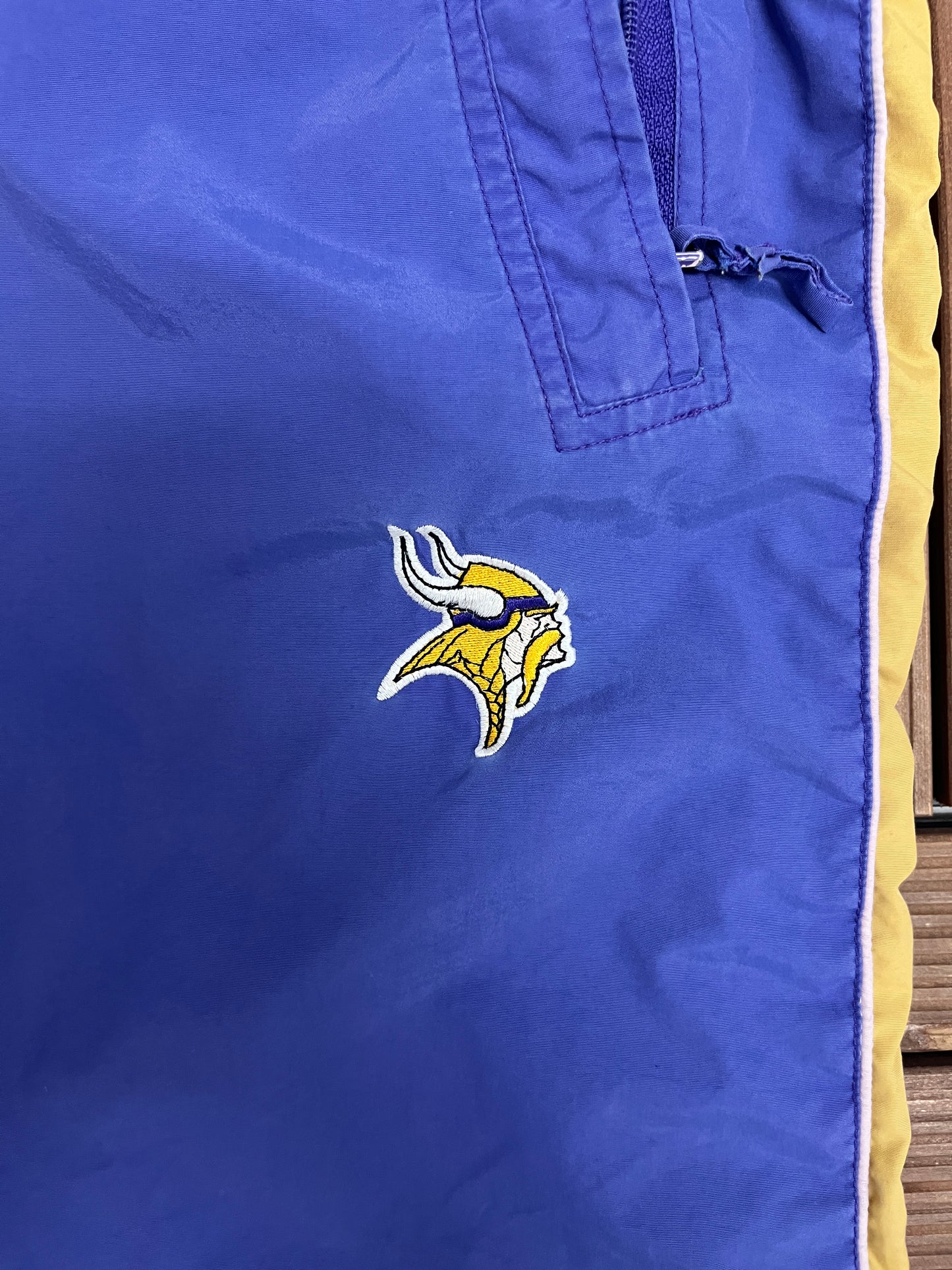 Minnesota Vikings Graphic Track Pants | Size Large | Vintage 2000s NFL Football Track Pants |