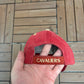 Cleveland Cavaliers Embroidered Graphic Hat | Strap Back | Vintage 2000s NBA Basketball Red Cap |