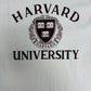 Harvard University Graphic Tee | Size Large | Vintage 1990s College White T-Shirt |