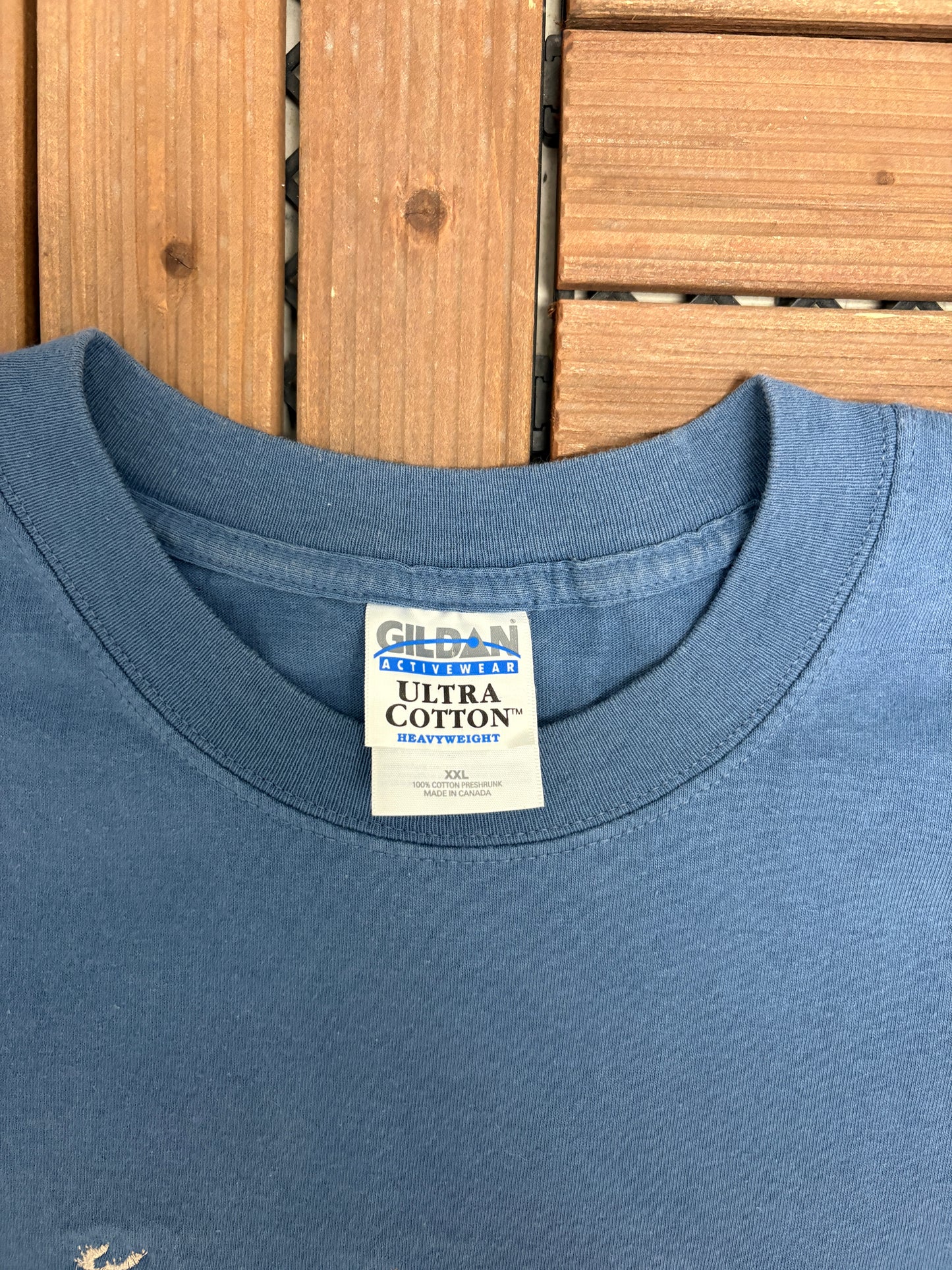 Fundy National Park Graphic Tee | Size XX-Large | Vintage 2000s Tourist Promotional Blue T-Shirt |