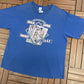 Chicago Cubs Wild Card 1998 Graphic Tee | Size XX-Large | Vintage 1990s MLB Baseball Blue T-Shirt |