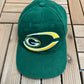 Green Bay Packers Embroidered Graphic Hat | Strap Back | Vintage 2000s NFL Football Green Cap |