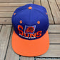 Phoenix Suns Embroidered Graphic Hat | Snap Back | Vintage 1990s NBA Basketball Purple Cap |