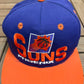 Phoenix Suns Embroidered Graphic Hat | Snap Back | Vintage 1990s NBA Basketball Purple Cap |