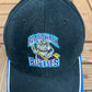 Boardwalk Bullies Graphic Hat | Strap Back | Vintage 2000s ECHL Hockey Red Cap |