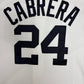 Detroit Tigers Miguel Cabrera Graphic Jersey | Size Medium | Vintage 2000s MLB Baseball White Jersey |