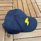 Michigan Wolverines Embroidered Graphic Hat | Snap Back | Vintage 1990s College Sports Blue Cap |