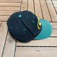 Green Bay Packers Embroidered Graphic Hat | Snap Back | Vintage 1990s NFL Football Black Cap |