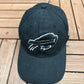 Buffalo Bills Graphic Hat | Metal Clasp | Vintage 2000s NFL Football Black Cap |