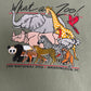 What A Zoo! Washington, DC Graphic Tee | Size Medium | Vintage 2000s Animal Graphic Green T-Shirt |