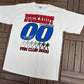 Buckshot Racing Fan Club 2000 Graphic Tee | Size X-Large | Vintage 2000s NASCAR Racing White T-Shirt |