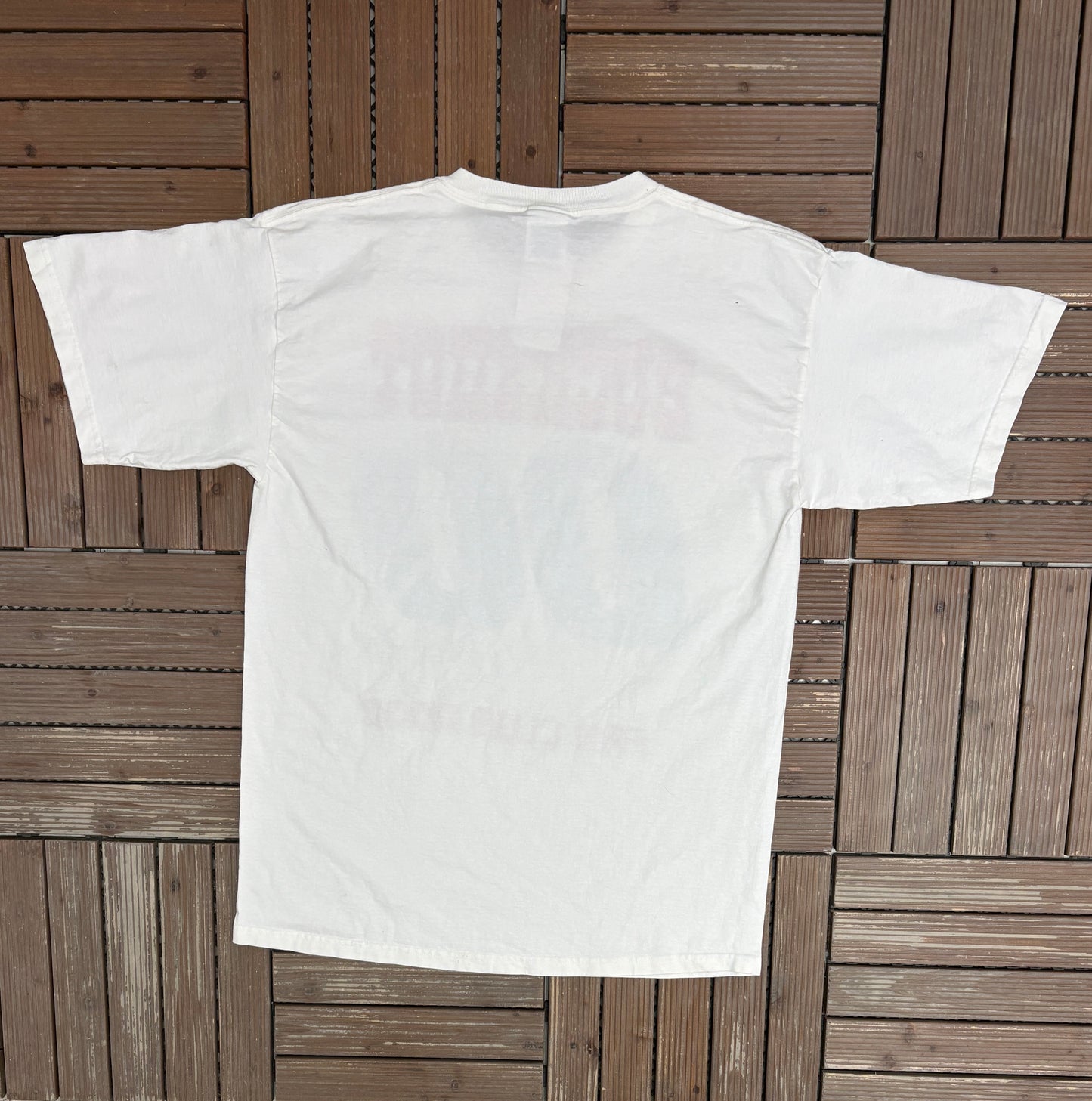 Buckshot Racing Fan Club 2000 Graphic Tee | Size X-Large | Vintage 2000s NASCAR Racing White T-Shirt |