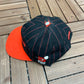 Nike Basketball Script Pinstripe Graphic Hat | Snap Back | Vintage 1990s Sports Specialties Black Cap |