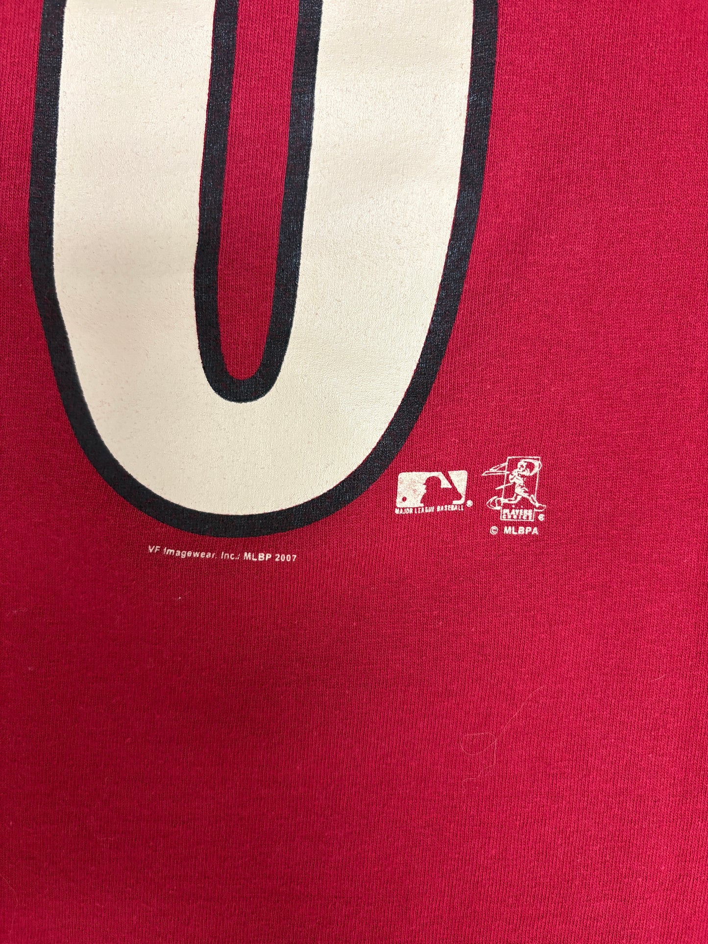 Arizona Diamondbacks Justin Upton Graphic Tee | Size XX-Large | Vintage 2000s MLB Baseball Red T-Shirt |