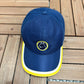 Nike Basketball Embroidered Graphic Hat | Strap Back | Vintage 2000s Nike Branded Blue Cap |