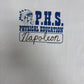 Napoleon Dynamite Preston High School Phys. Ed Graphic Tee | Size Large | Vintage 2000s Movie Promotional Blue T-Shirt |