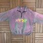 Surf's Up International Body Gear Graphic Windbreaker | One Size | Vintage 1990s Purple Light Jacket |