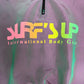 Surf's Up International Body Gear Graphic Windbreaker | One Size | Vintage 1990s Purple Light Jacket |