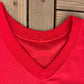 Kansas City Chiefs Joe Montana Football Jersey | Size Large | Vintage 1990s NFL Football Red Jersey |