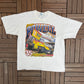 Bruce Powell Tech Racing Graphic Tee | Size X-Large | Vintage 2000s Racing White T-Shirt |