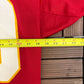 Kansas City Chiefs Joe Montana Football Jersey | Size Large | Vintage 1990s NFL Football Red Jersey |