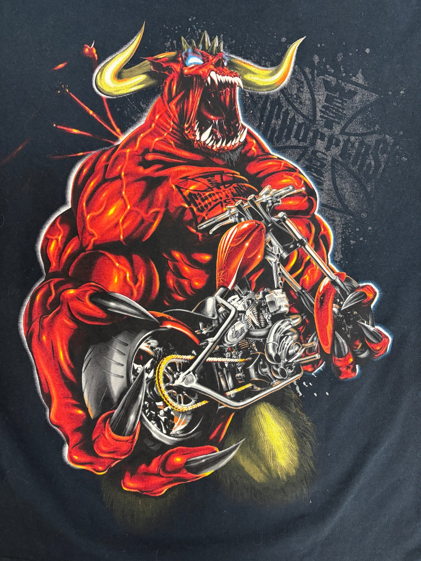 West Coast Choppers Graphic Tee | Size Large | Vintage 2000s Biker Black T-Shirt |