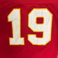 Kansas City Chiefs Joe Montana Football Jersey | Size Large | Vintage 1990s NFL Football Red Jersey |